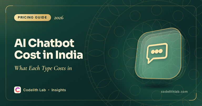 AI Chatbot Cost in India: What Each Type Costs in 2026